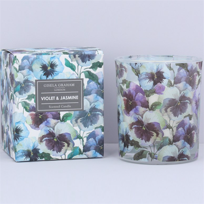 Gisela Graham Violet Scented Boxed Candle